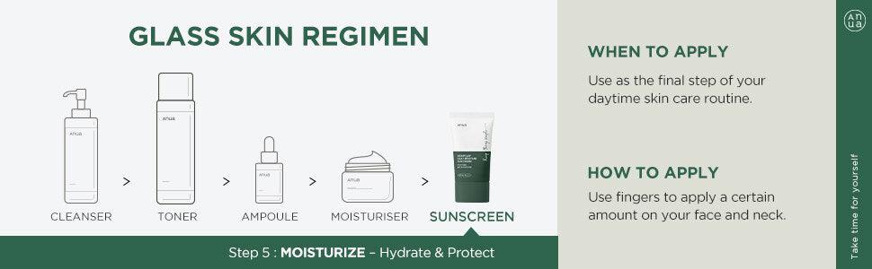 Anua Heartleaf Silky Moisture Sunscreen 50ml - WowDrops