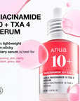 Anua Niacinamide 10% + Tranexamic Acid 4% Serum 30ml