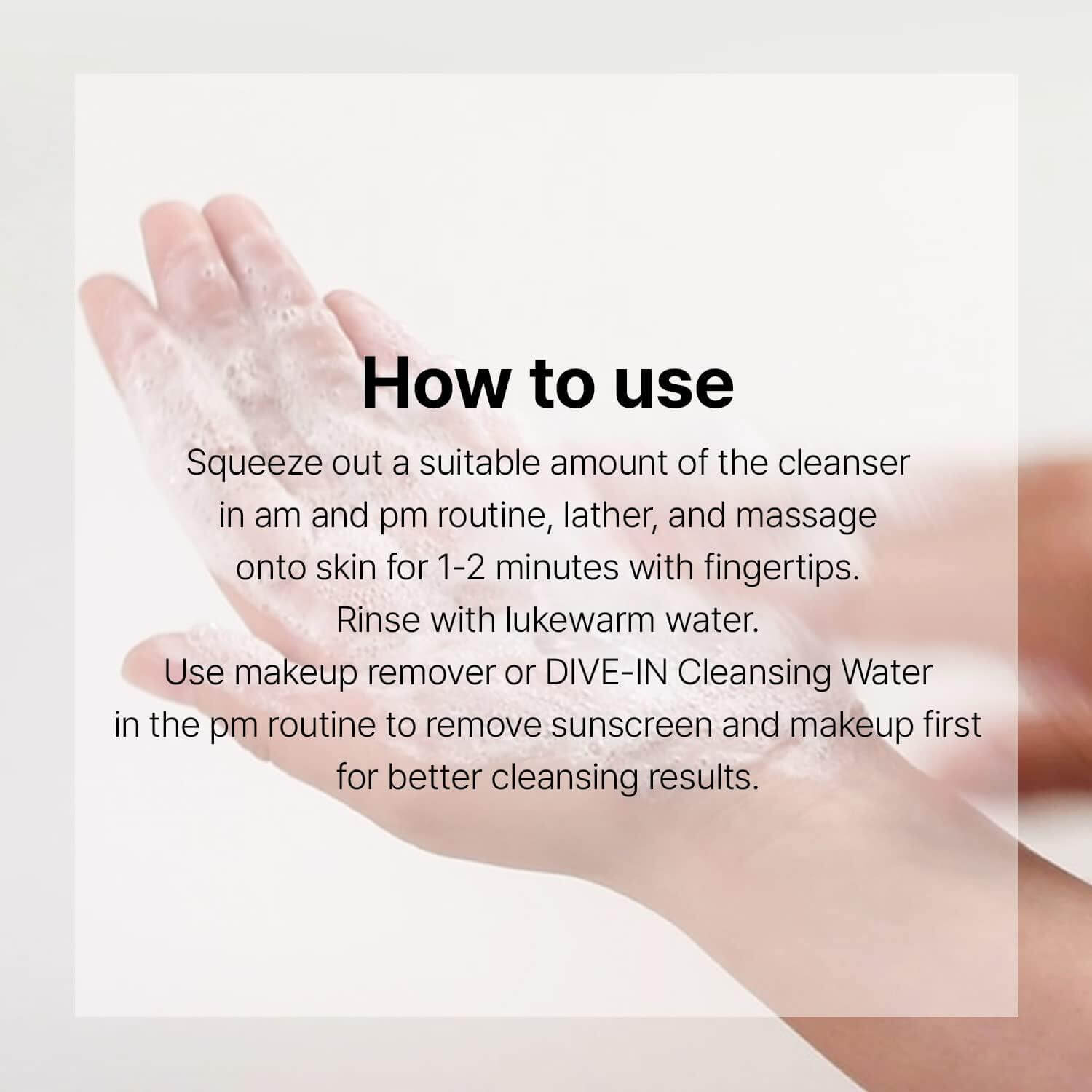 Torriden DIVE-IN Low Molecular Hyaluronic Acid Cleansing Foam 150ml - WowDrops