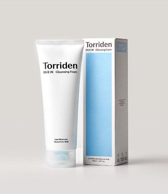Torriden DIVE-IN Low Molecular Hyaluronic Acid Cleansing Foam 150ml - WowDrops