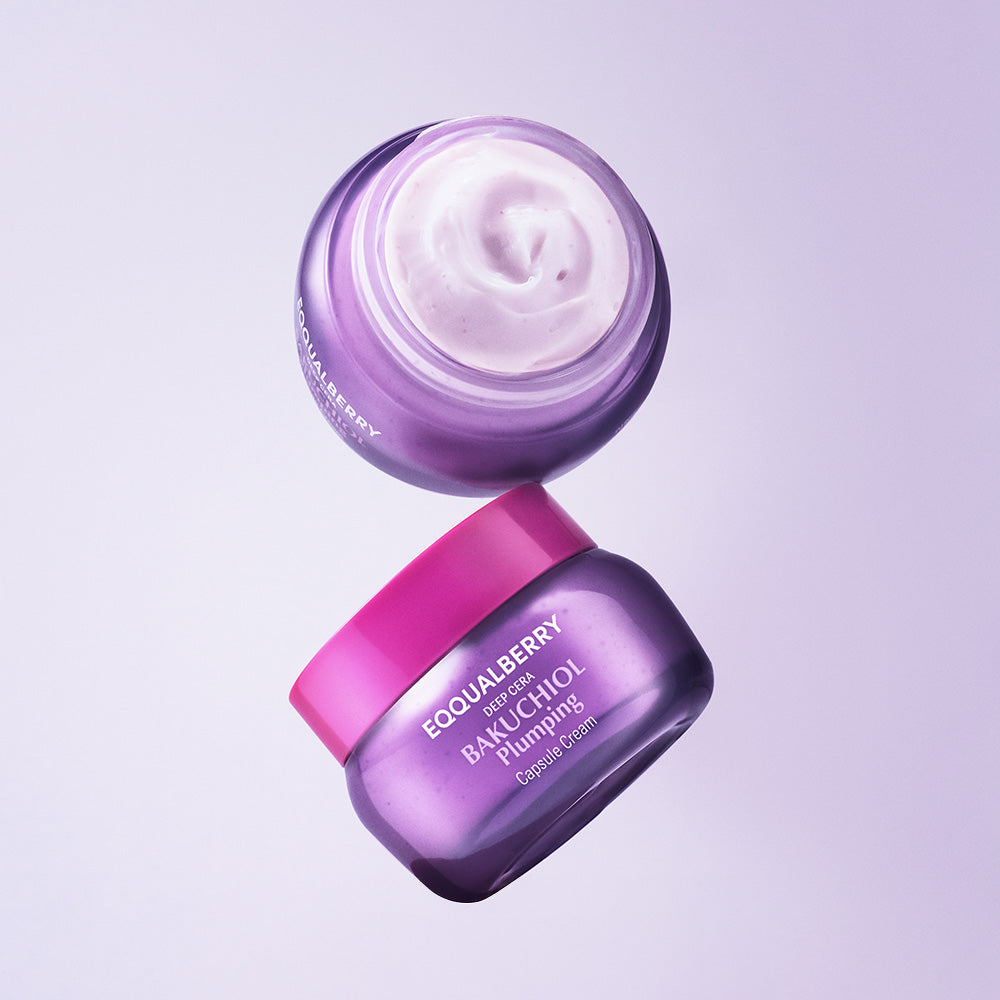EQQUALBERRY Bakuchiol Plumping Capsule Cream 50ml | Firming & Elasticity