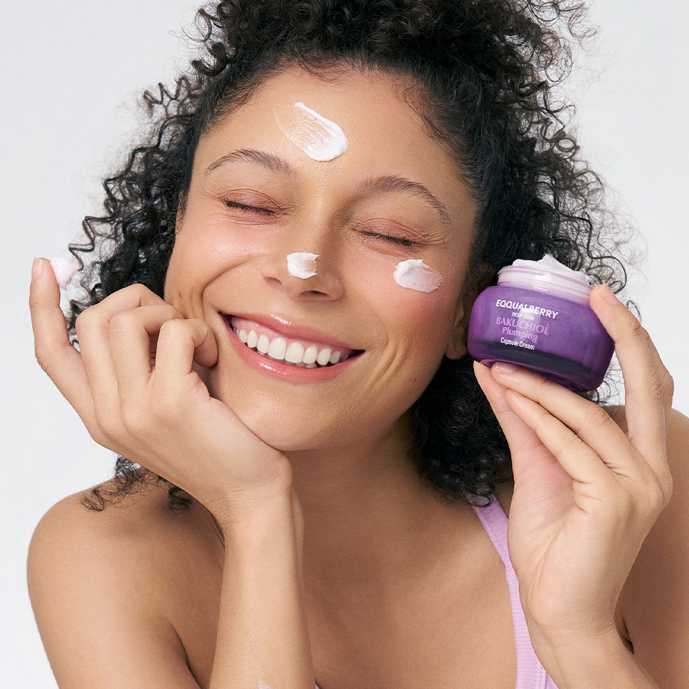 EQQUALBERRY Bakuchiol Plumping Capsule Cream 50ml | Firming & Elasticity