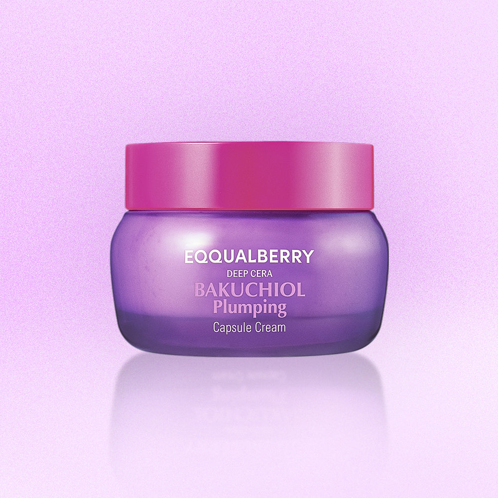 EQQUALBERRY Bakuchiol Plumping Capsule Cream 50ml | Firming & Elasticity
