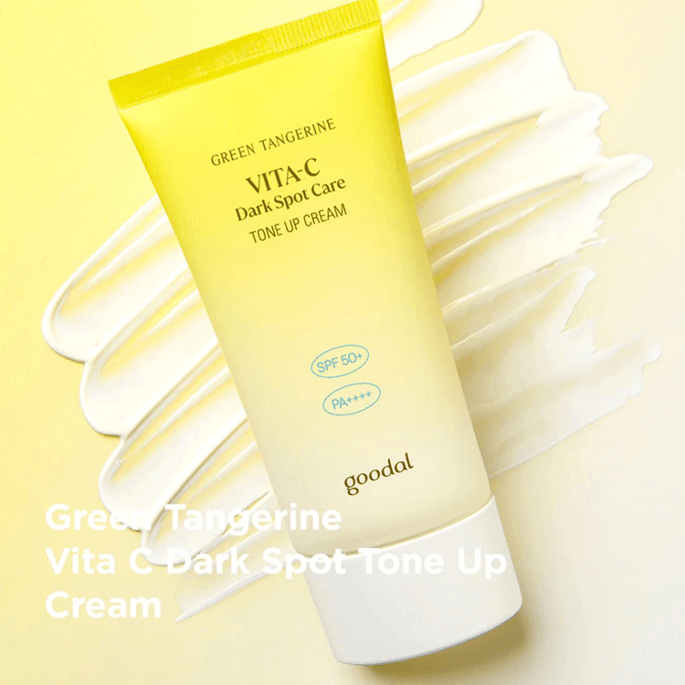 Goodal Green Tangerine Vita C Dark Spot Tone up Cream 50ml - WowDrops