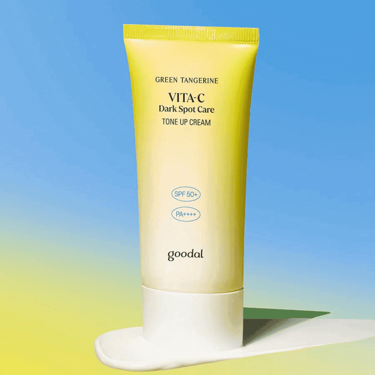 Goodal Green Tangerine Vita C Dark Spot Tone up Cream 50ml - WowDrops