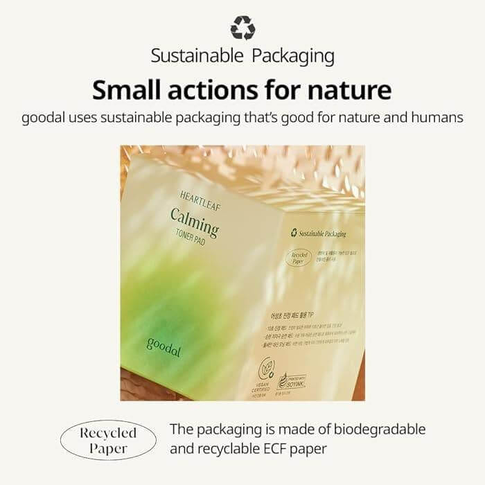 Goodal Heartleaf Calming Toner Pads (70ea) - WowDrops