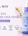Mary & May Retinol 0.1% Bakuchiol CICA Serum 80ml | Reduce Wrinkles & Refine Pores
