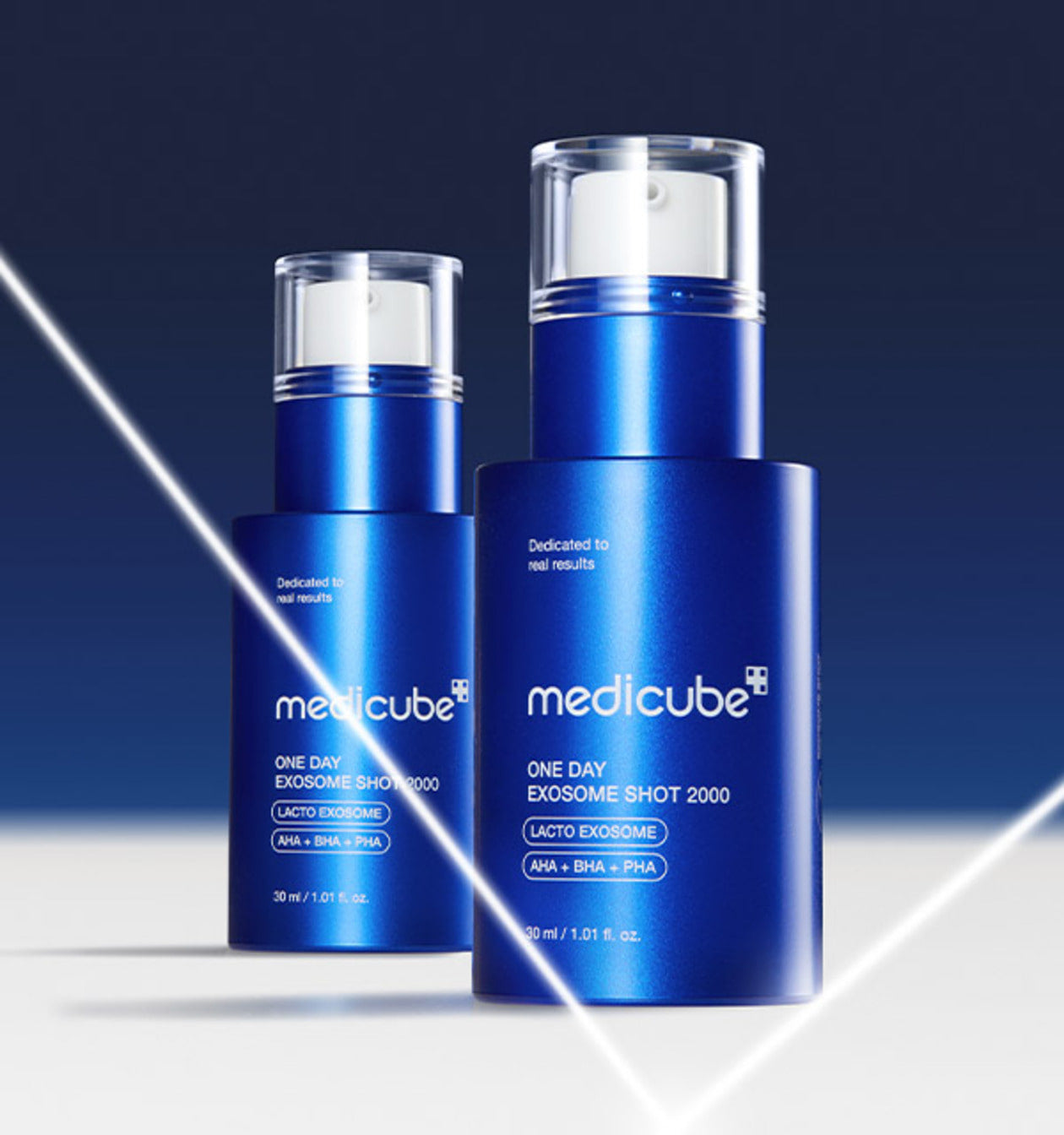 美容液 medicube ONE DAY EXFOLIATING SHOT 2000 One Day Exosome Shot 2000 , 1.01 fl oz (30 ml)