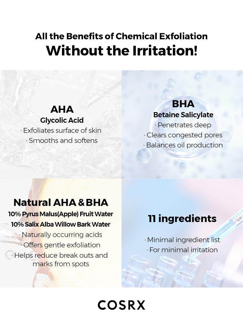 تونر معالج منقي AHA/BHA من COSRX 150 مل