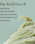 Arencia Fresh Green Rice Mochi Cleanser 120gm | 3-in-1 Vegan Cleanser