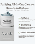 Arencia Fresh Blue Hyssop Rice Mochi Cleanser 120g