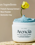 Arencia Fresh Blue Hyssop Rice Mochi Cleanser 120g