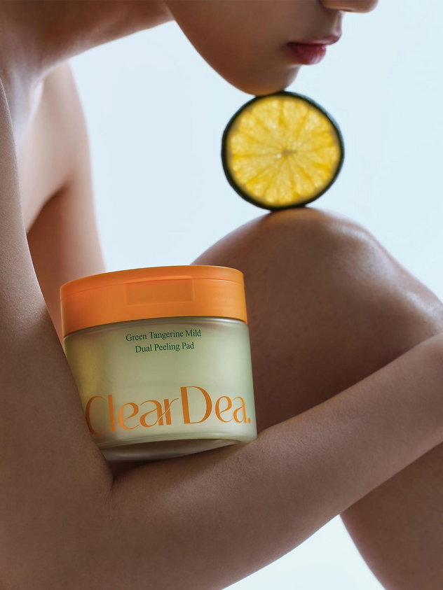 ClearDea Green Tangerine Mild Dual Peeling Pad (50sheets)