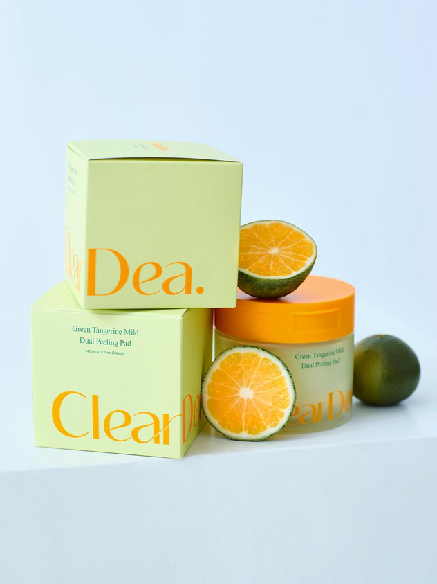 ClearDea Green Tangerine Mild Dual Peeling Pad (50sheets)