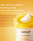 Medicube Kojic Acid Turmeric Pads 70pcs | Dark Spot & Texture Care