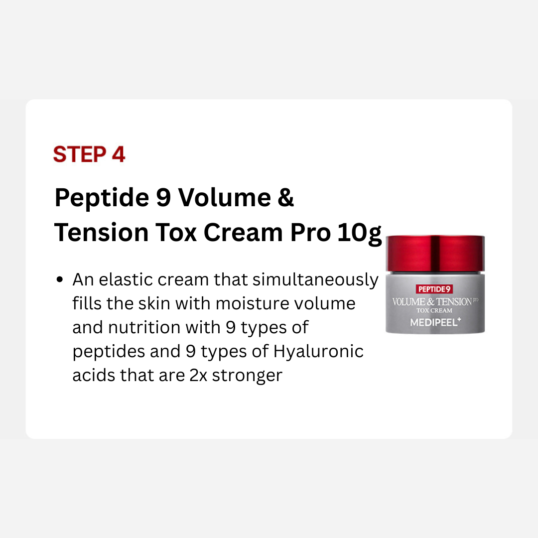 مجموعة تجربة Medipeel Peptide 9 Volume Bio Tox 4 قطع