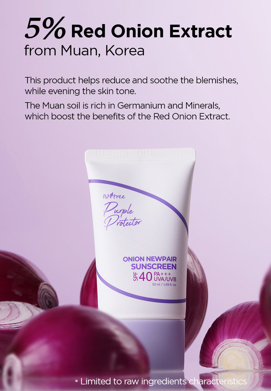 واقي الشمس ISNTREE Onion Newpair 50 مل