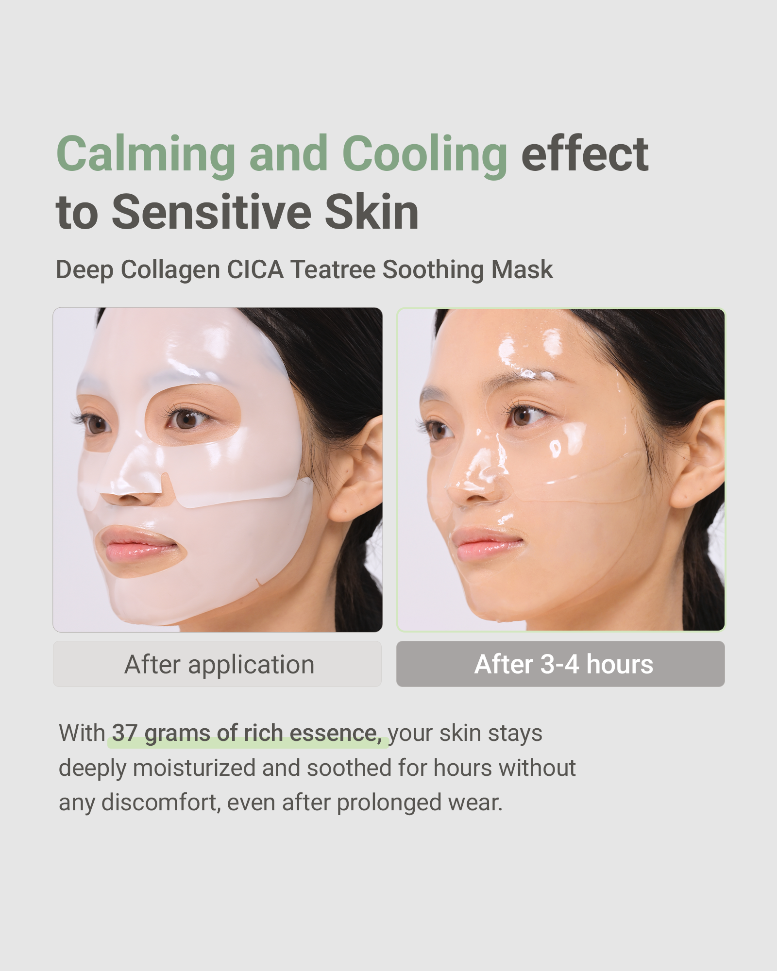Sungboon Editor Deep Collagen Cica Teatree Soothing Mask (Pack of 4)