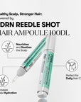 VT Cosmetics PDRN Reedle Shot Hair Ampoule 300dL 15ml