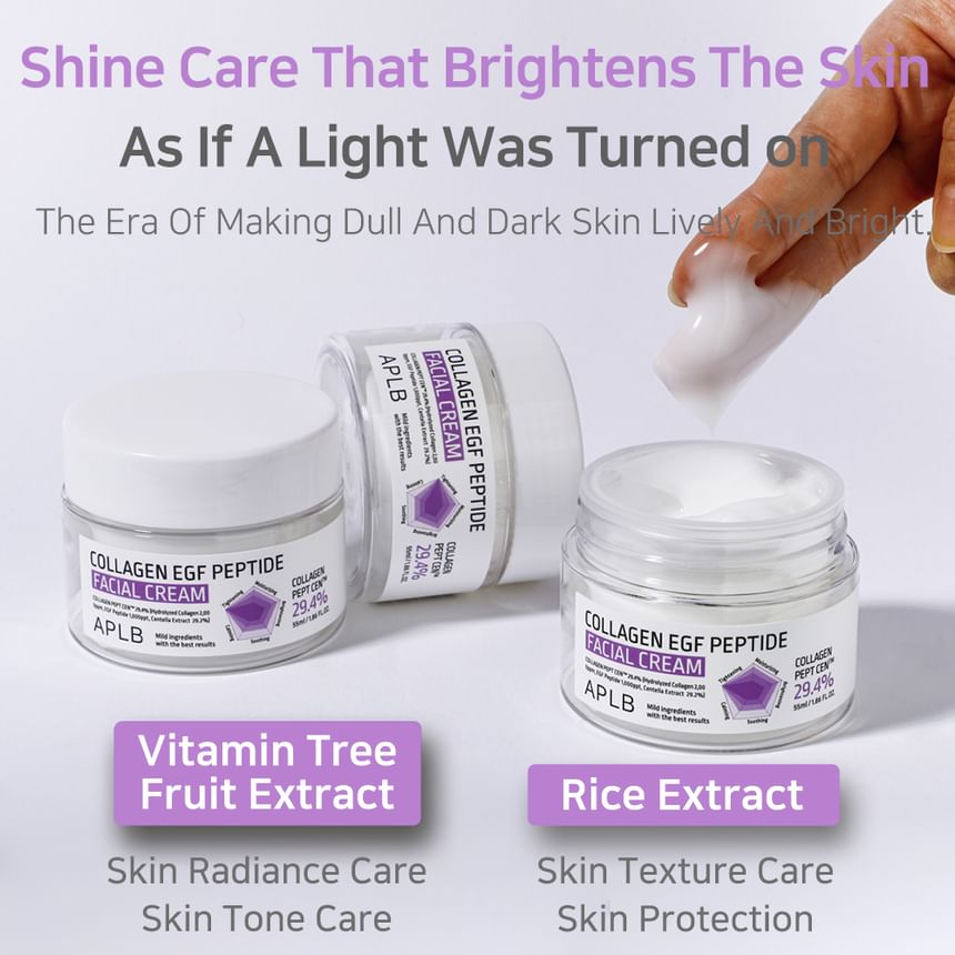 APLB Collagen EGF Peptide Facial Cream 55ml