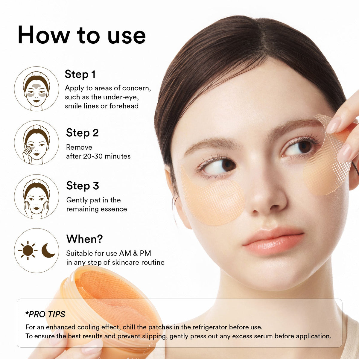 Abib Glutathione Kojic Acid Eye Patch Vita Jelly [60 patches]