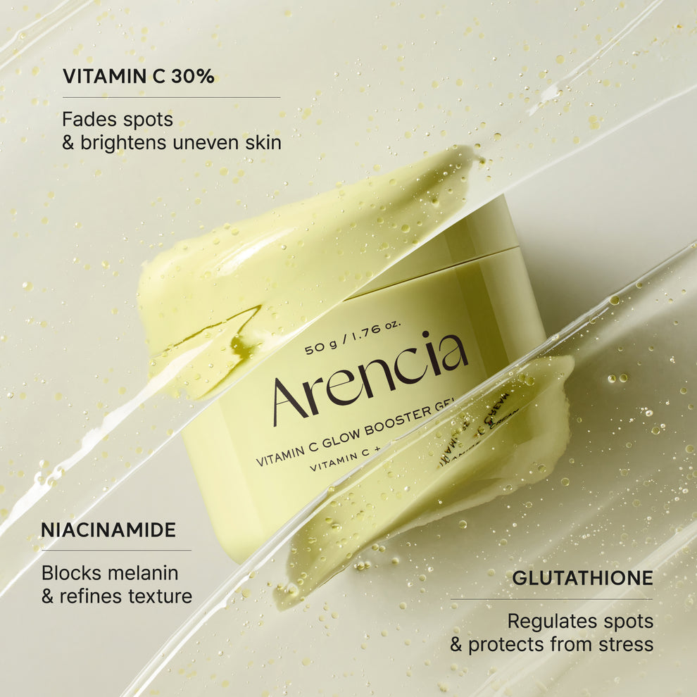 Arencia Vitamin C Glow Booster Gel Cream 50gm | Even Tone &amp; Radiant Skin