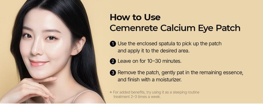 Dr.Melaxin Cemenrete Calcium Volume Eye Patch 60pc
