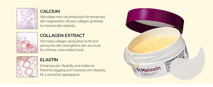 Dr.Melaxin Cemenrete Calcium Volume Eye Patch 60pc