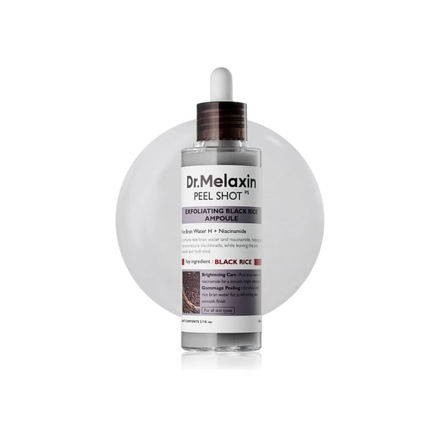 Dr.Melaxin Peel Shot Exfoliating Black Rice Ampoule 80ml