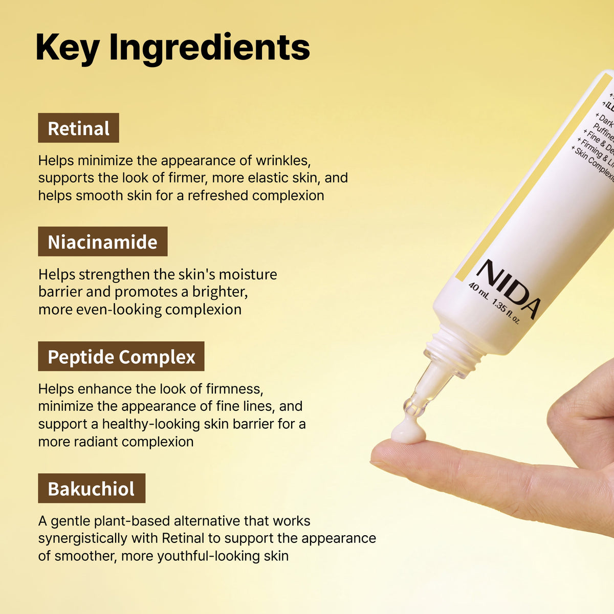 NIDA Revive Eye Cream For Face And Neck 40ml