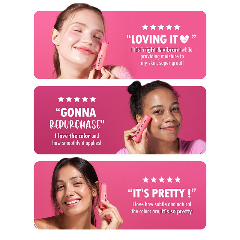 Kahi Kisstin Balm Pink 9g | Pink Tinted Balm Stick