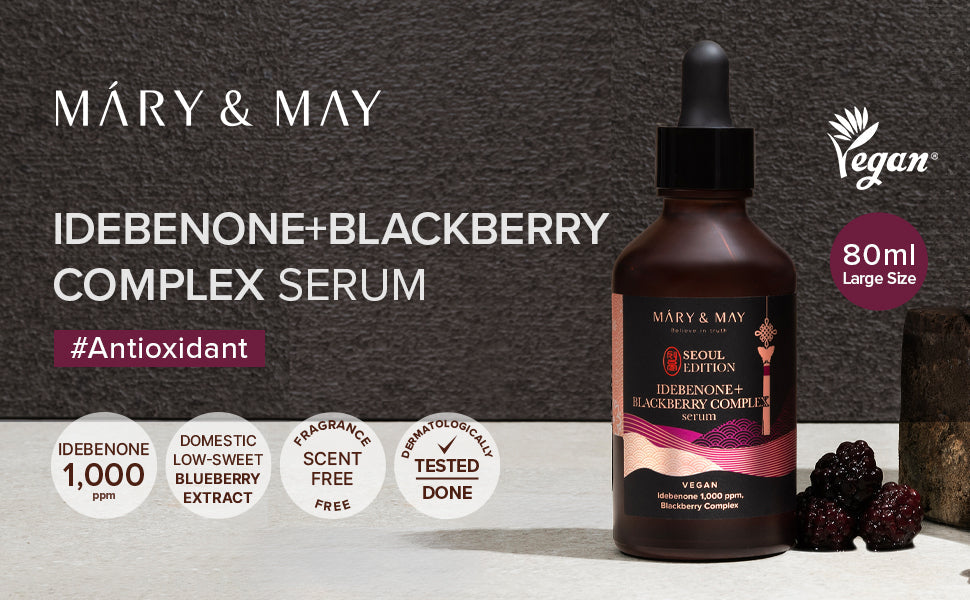 Mary &amp; May Idebenone+Blackberry Complex Serum 80ml
