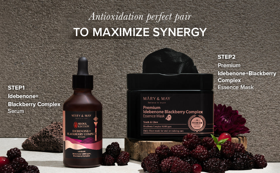 Mary &amp; May Idebenone+Blackberry Complex Serum 80ml