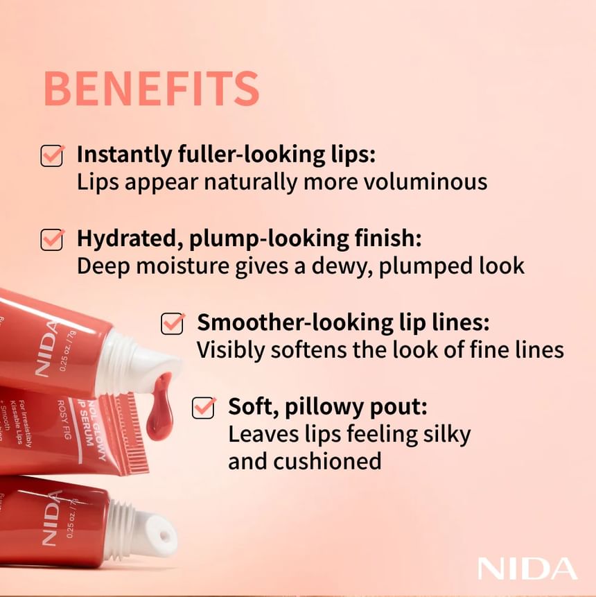 NIDA Retinol Glowy Lip Serum 7g