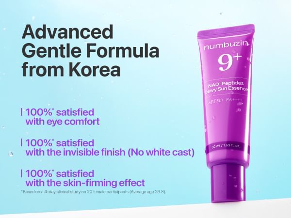 Numbuzin No.9 NAD+ 9 Peptides Dewy Sun Essence 50ml