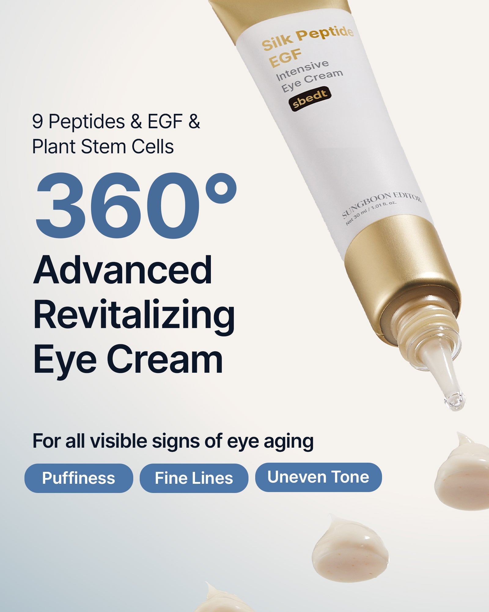 Sungboon Editor Silk Peptide EGF Intensive Eye Cream 30ml