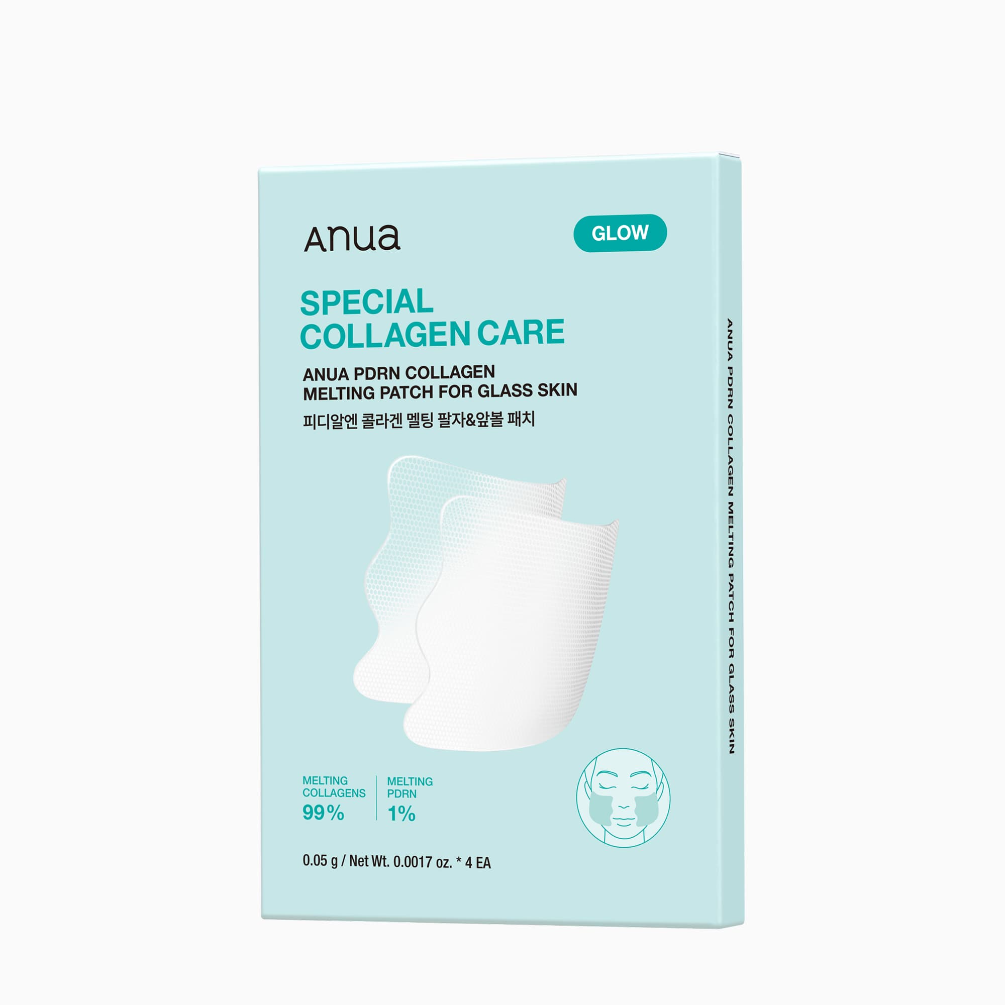 Anua PDRN Collagen Melting Patch For Glass Skin [4 patches]