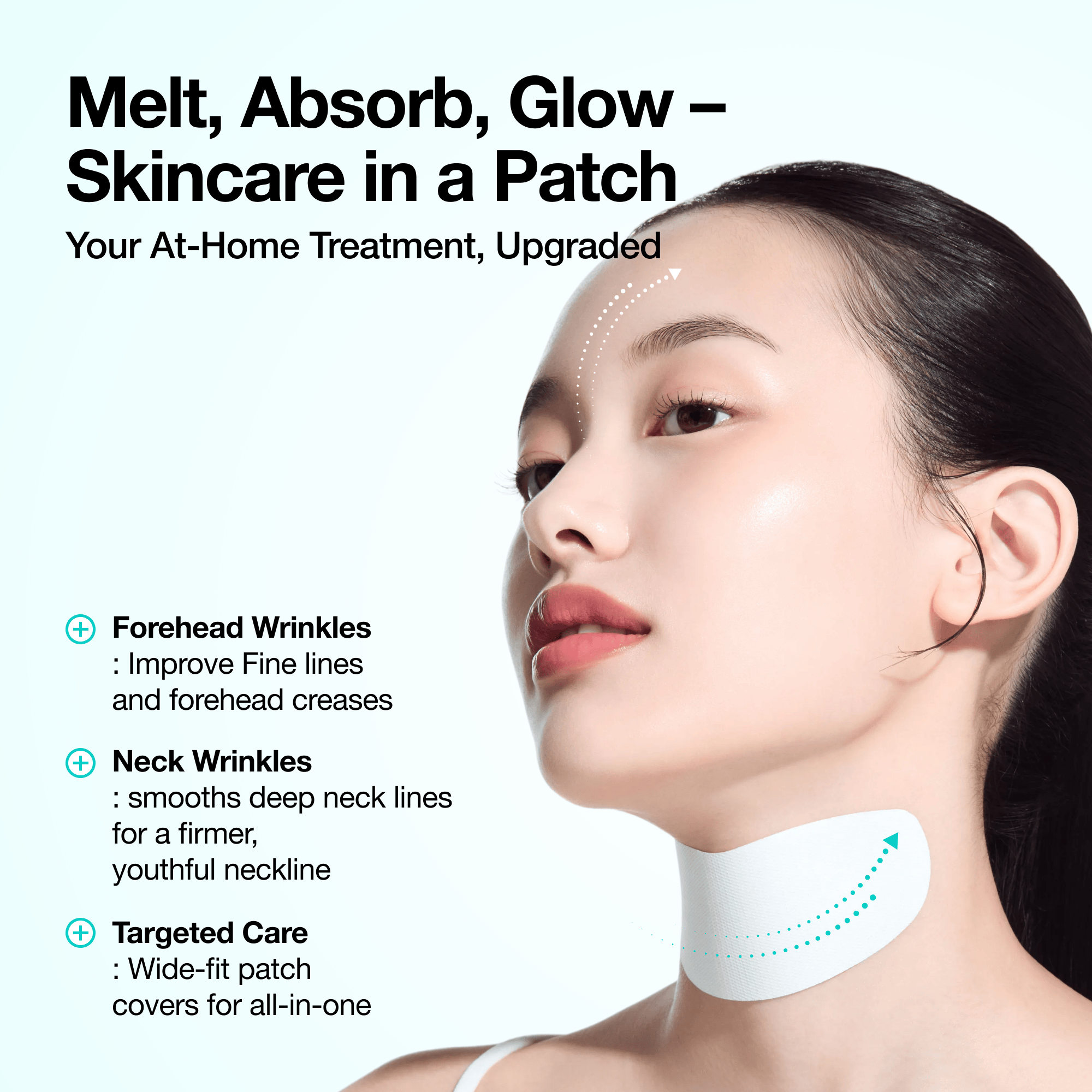 Anua PDRN Collagen Melting Patch For Neck 4 patches
