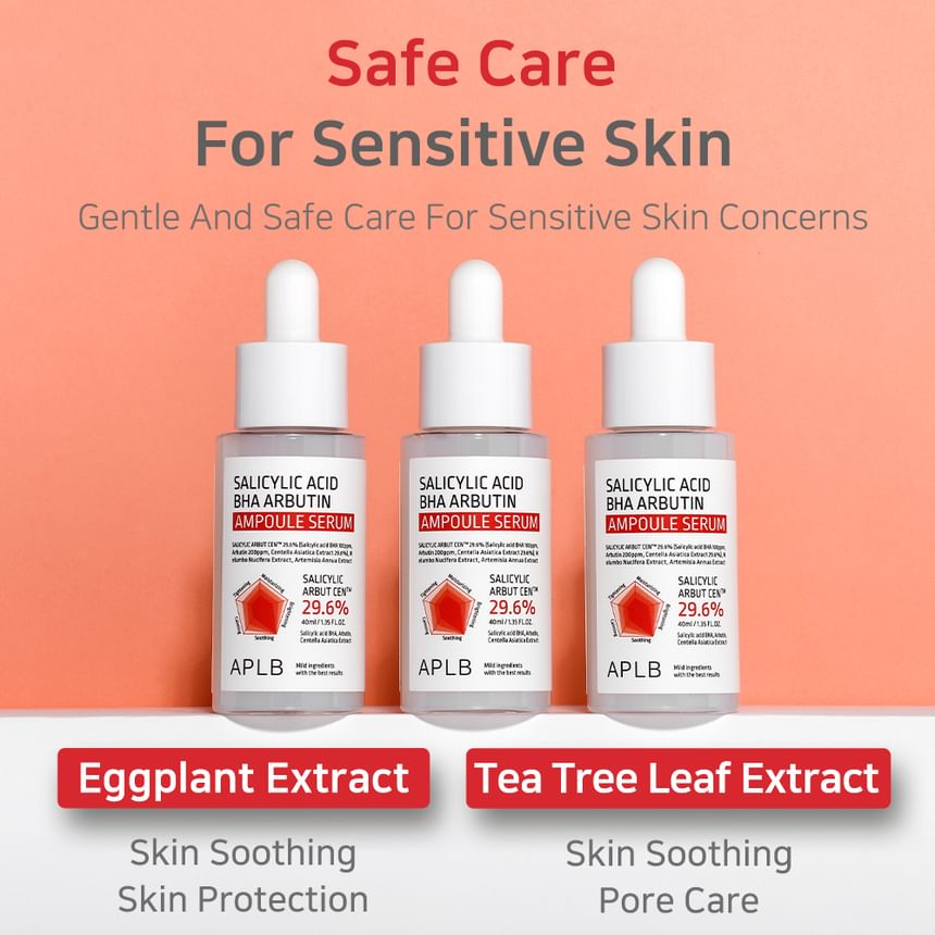 APLB Salicylic Acid BHA Arbutin Ampoule Serum 40ml