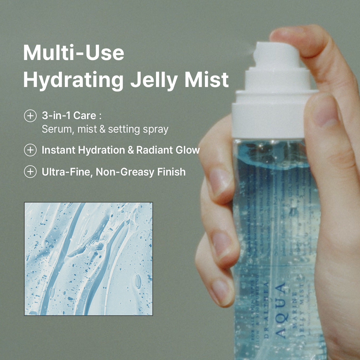 Dr. Althea Aqua Marine Jelly Mist 100ml | Instant Hydration &amp; Glow