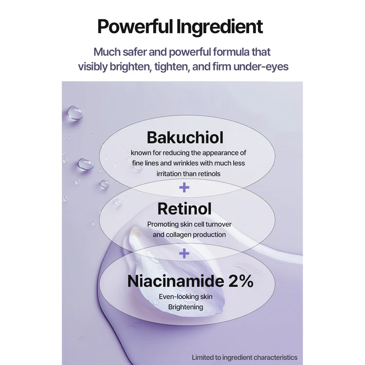Heimish RX Retinol Bakuchiol Hydrogel Eye Patch 60ea | Brightening, Anti-wrinkle
