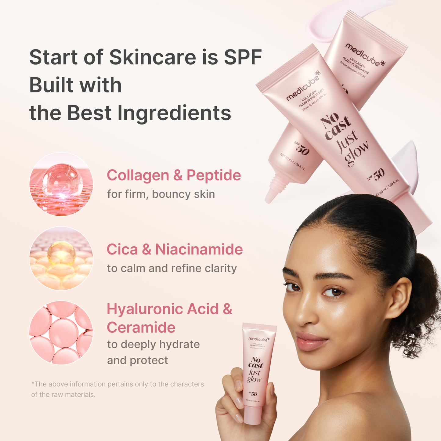 Medicube Glow Collagen Sunscreen SPF50 - 50ml