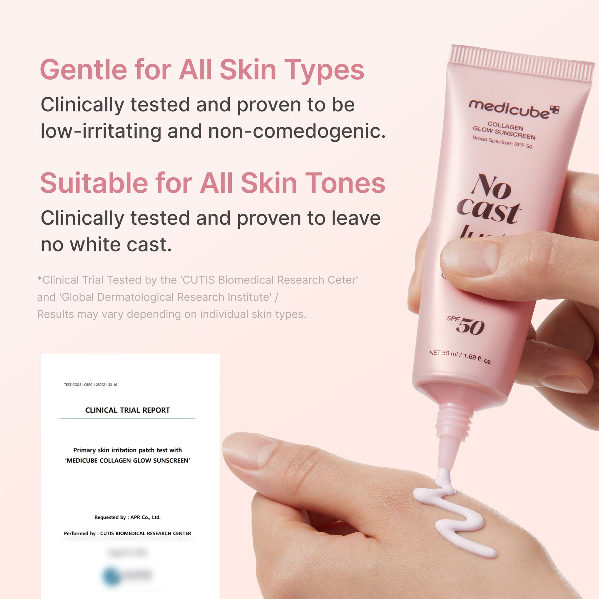 Medicube Glow Collagen Sunscreen SPF50 - 50ml