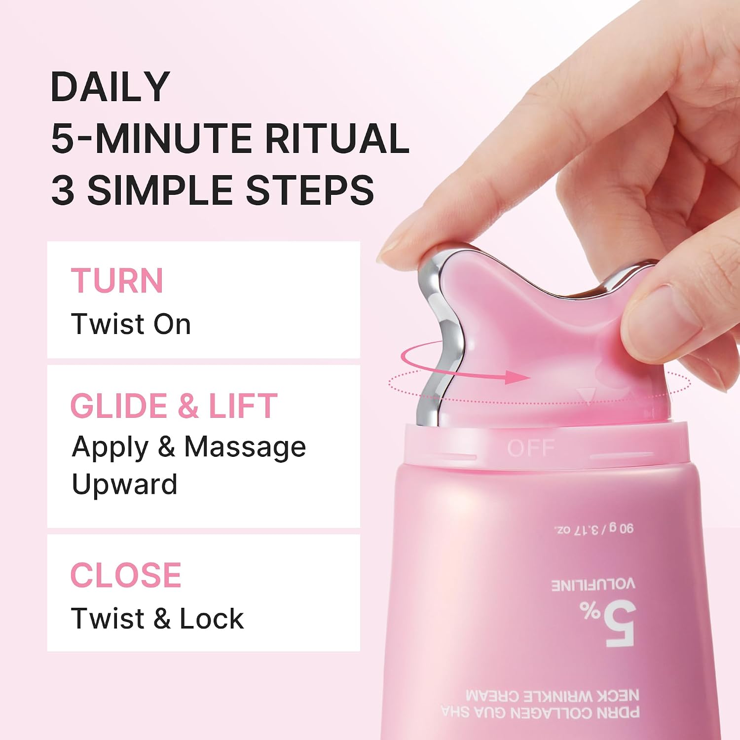 Medicube PDRN Collagen Gua Sha Neck Wrinkle Cream 90gm