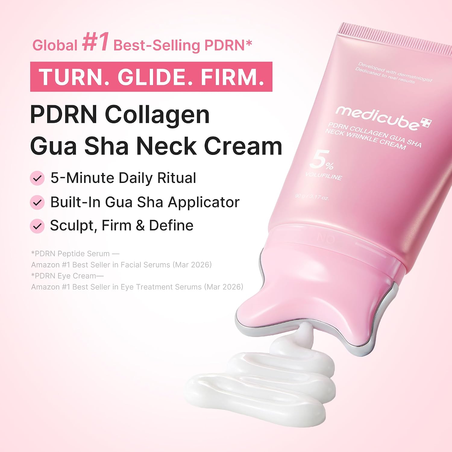 Medicube PDRN Collagen Gua Sha Neck Wrinkle Cream 90gm
