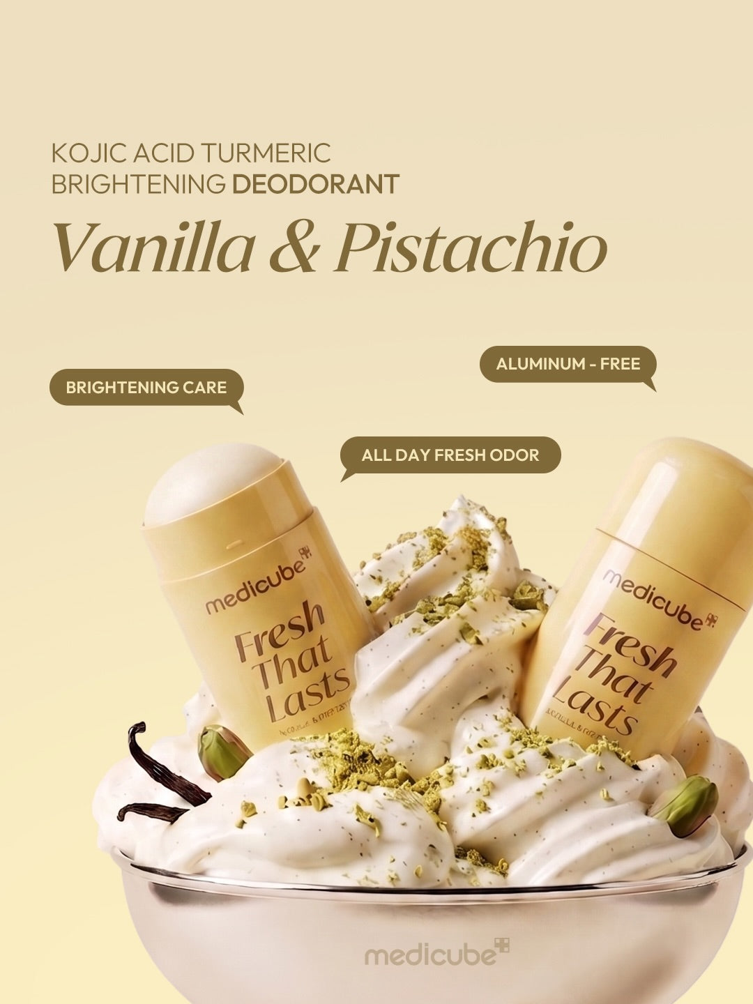 Medicube Vanilla &amp; Pistacho Deodorant 83g