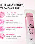 Medicube PDRN Hydrating UV Serum 50ml | No Cast Just Dew