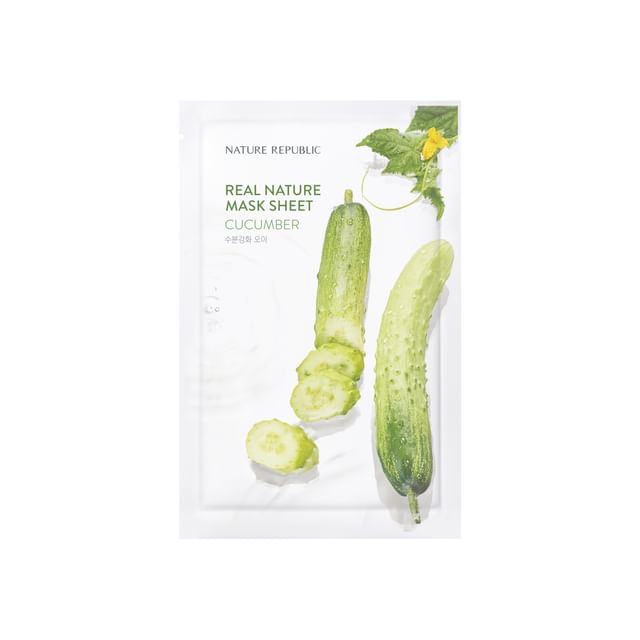 Nature Republic Real Nature Sheet Mask - Cucumber 23ml (1 piece)
