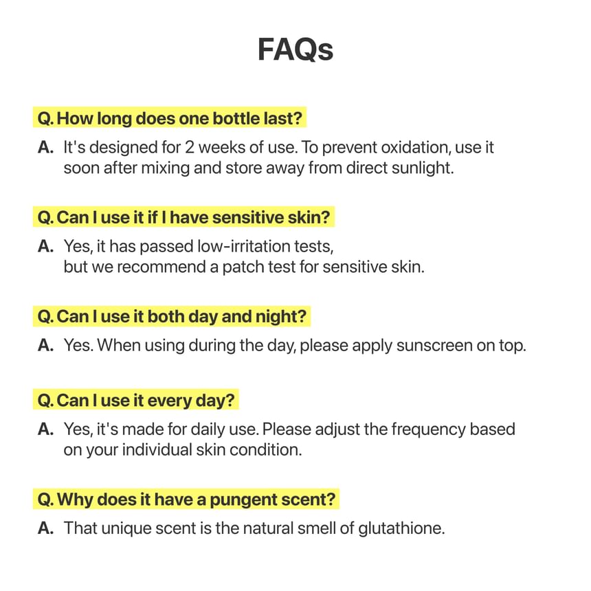 Numbuzin No.5 Glutathione TXA Advanced Dark Spot Ampoule Concentrate 10.7gm