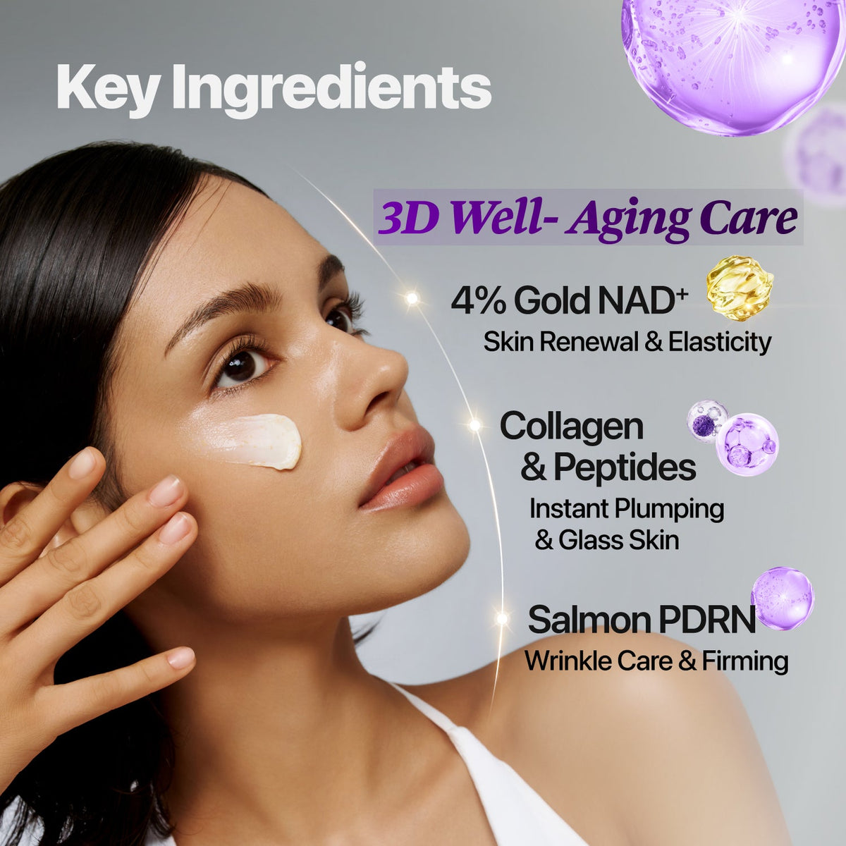 Numbuzin No.9 NAD Gold 3D Firming Cream 50ml